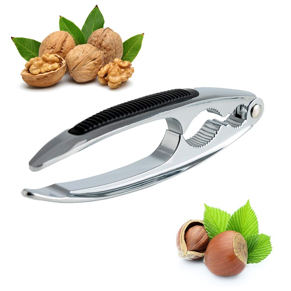Premium Nut Cracker Set for Walnuts, Pecans, Hazelnuts, Almonds & Brazil Nuts - Heavy Duty Kitchen Tool with Ergonomic Handle - Perfect for Holiday Baking, Snack Prep & Gift Giving
