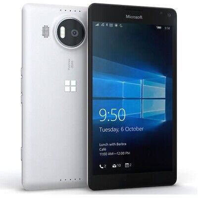 Microsoft Lumia 950 XL Unlocked Smartphone - 32GB Dual SIM, Black | Premium Windows Phone for Business & Travel Use
