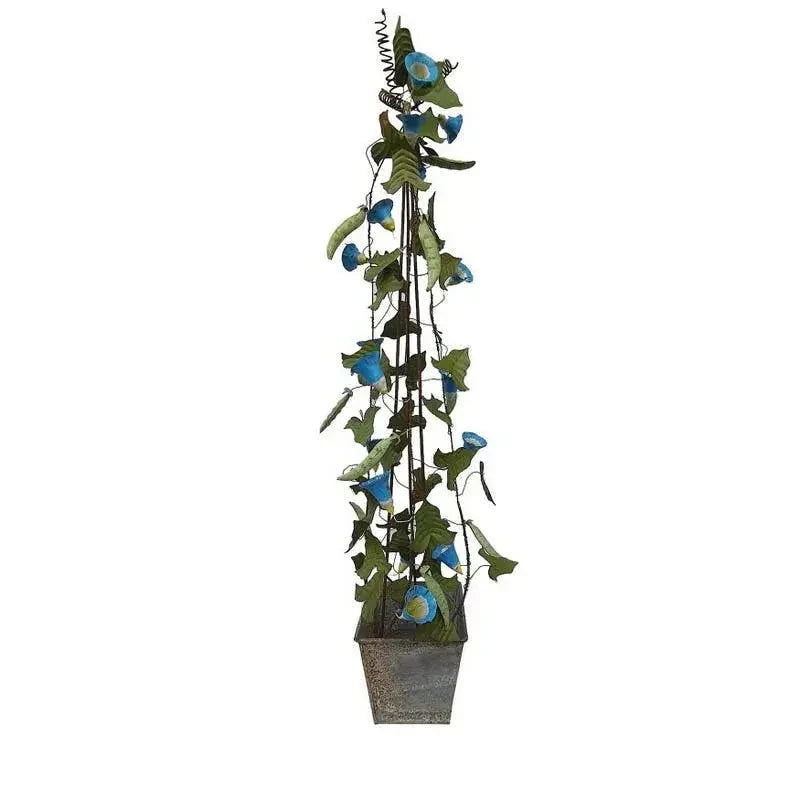 French Wire Pea Vine Trellis - Sturdy Garden Plant Support for Climbing Vegetables, Flowers & Vines - Perfect for Peas, Tomatoes, Cucumbers & More in Backyard Gardens