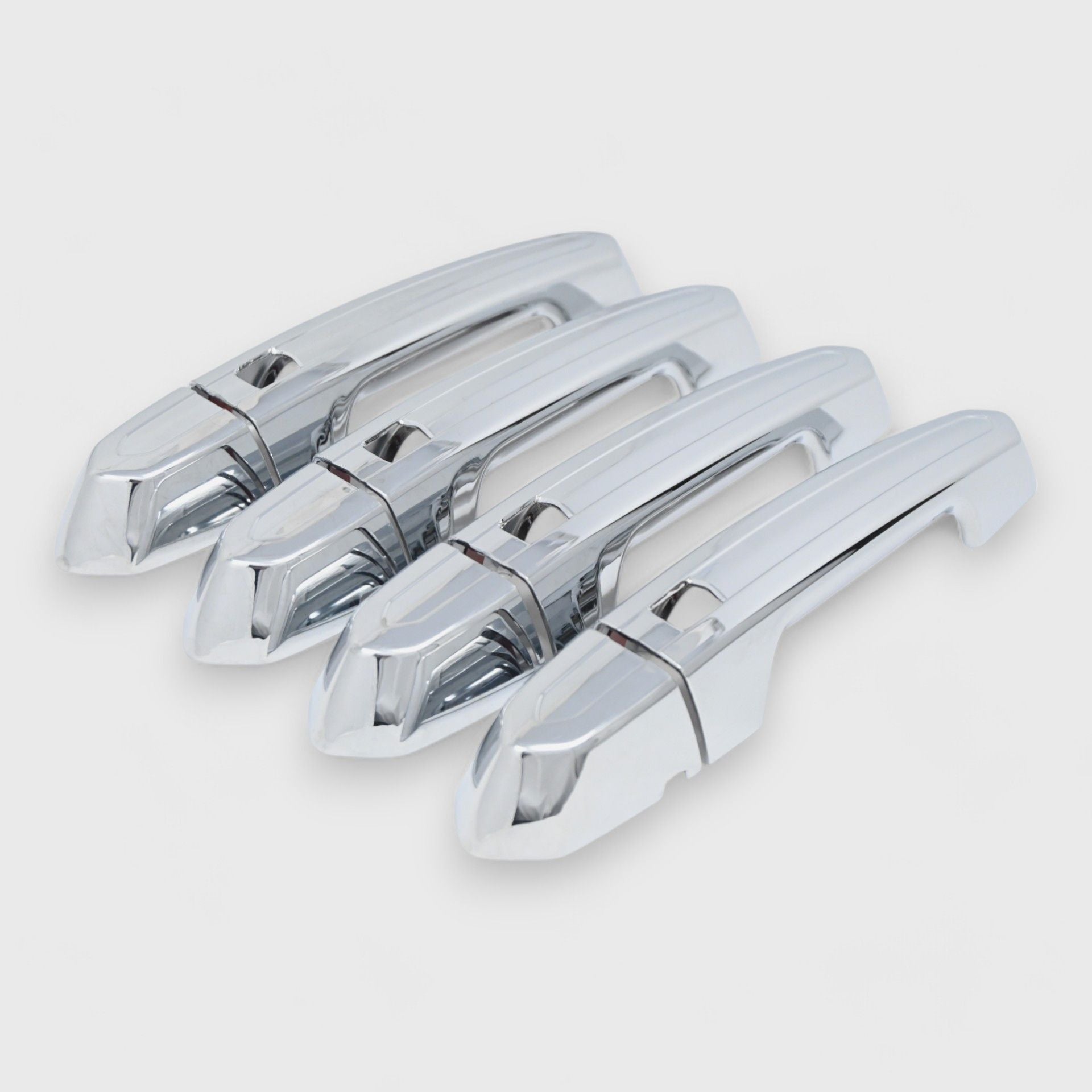 Smart Key Chrome Door Handle Cover DH334 - Secure & Stylish Upgrade for Home & Office Doors