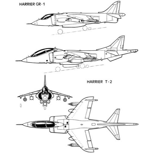 Airfix A18001V 1/24 Scale Hawker Siddeley Harrier GR.1 Model Kit - Perfect for Collectors, Aviation Enthusiasts & DIY Hobby Projects