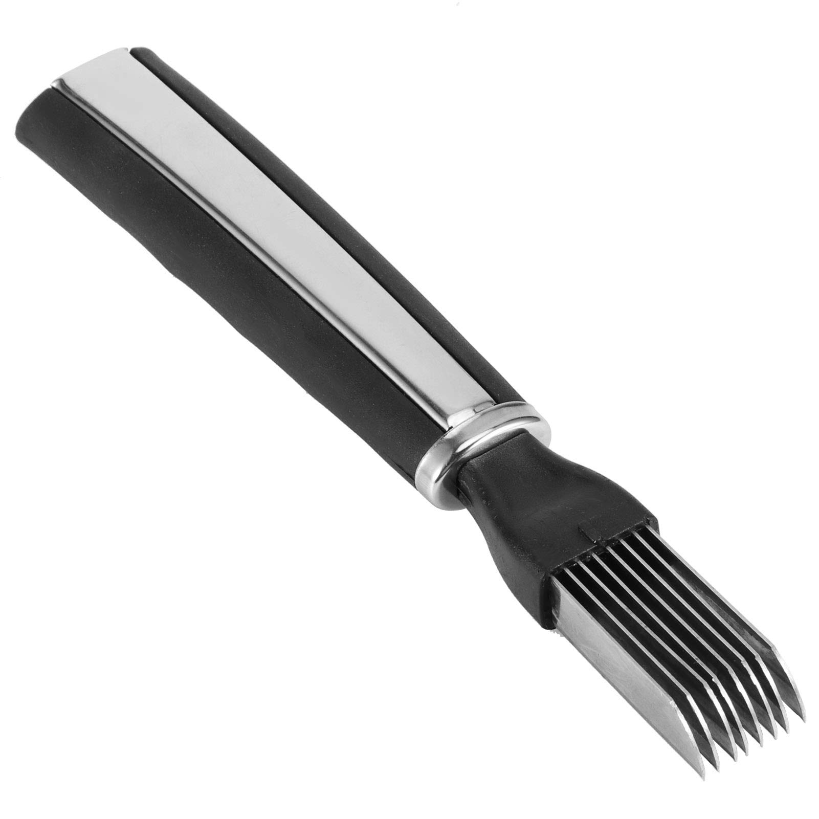 Stainless Steel Vegetable Chopper & Dicer for Onion, Scallion, Fruit - Multifunctional Kitchen Tool for Slicing, Grating & Shredding - Perfect for Meal Prep, Salads & Cooking