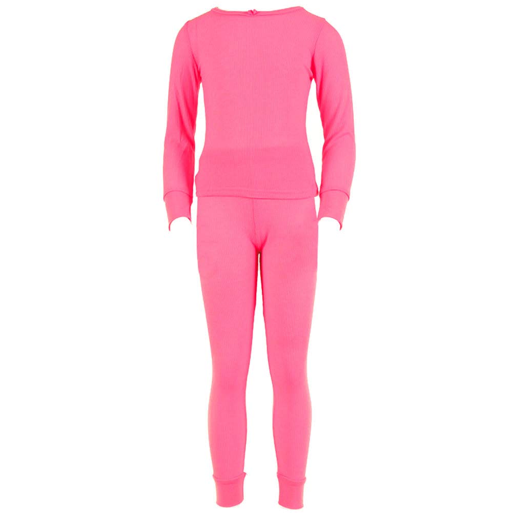 Girls Thermal Pajama Set - Warm Cotton Long Johns for Winter Sleep