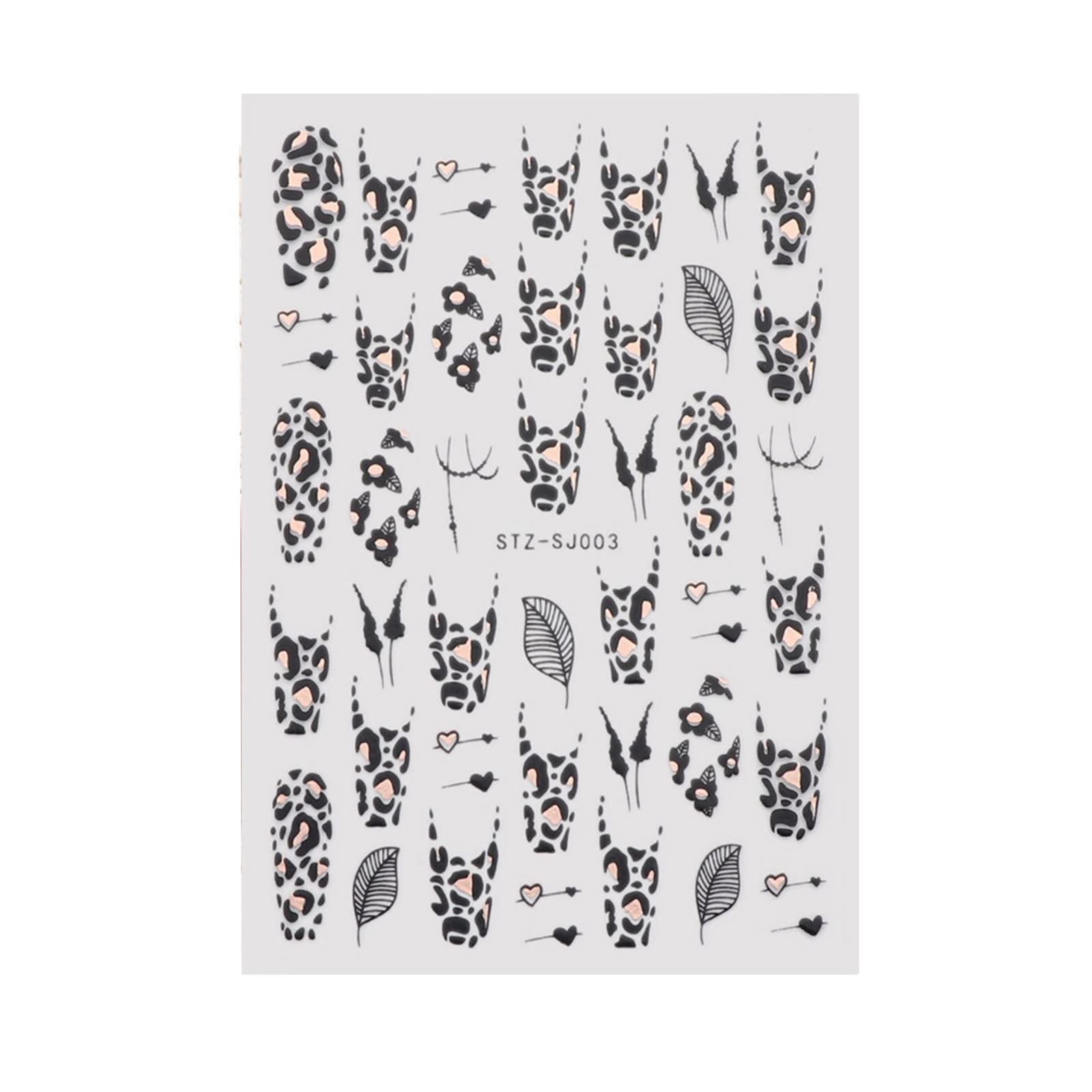 Premium Nail Art Stickers - Mixed Strap Adhesive Nail Decals for DIY Manicure | Elegant & Delicate Nail Decorations for Parties, Weddings, and Everyday Wear