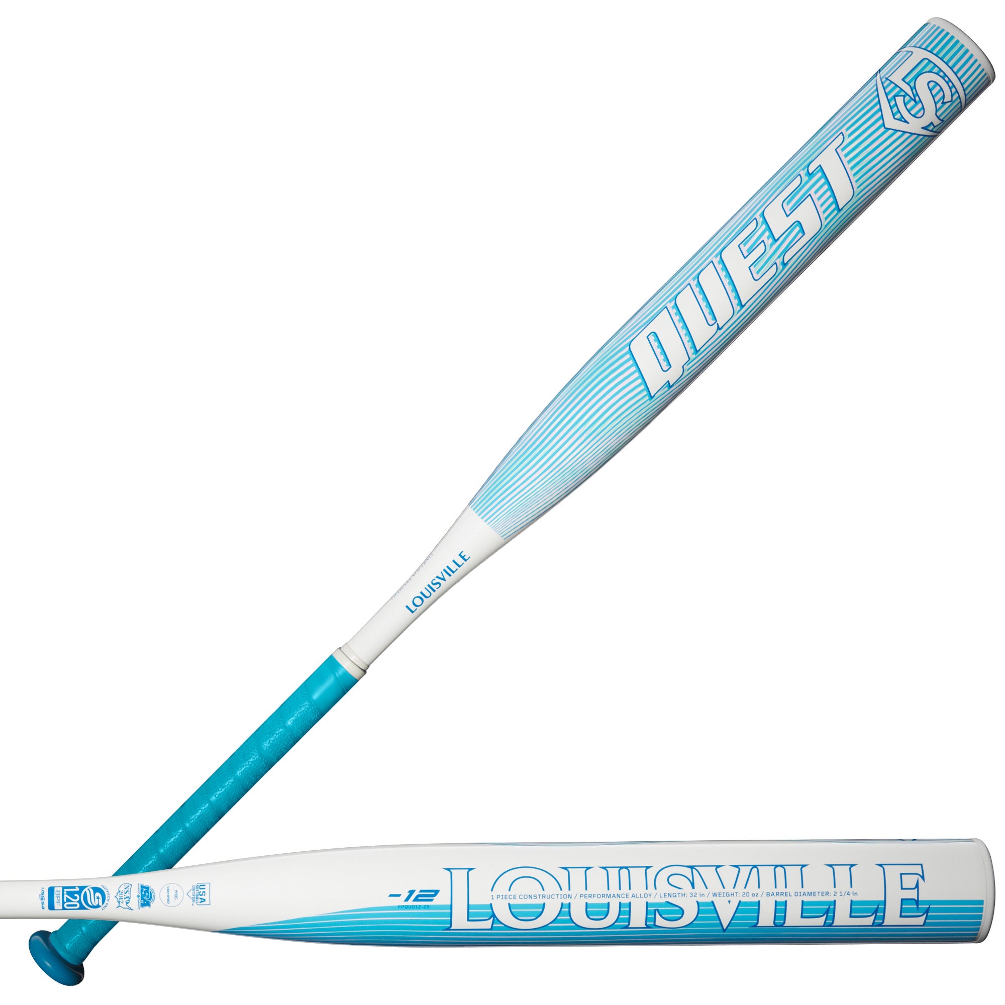 Louisville Slugger 2025 Quest Fastpitch Softball Bat -12 (Fastpitch Softball Bat for Youth & Adults, Perfect for Games & Training)