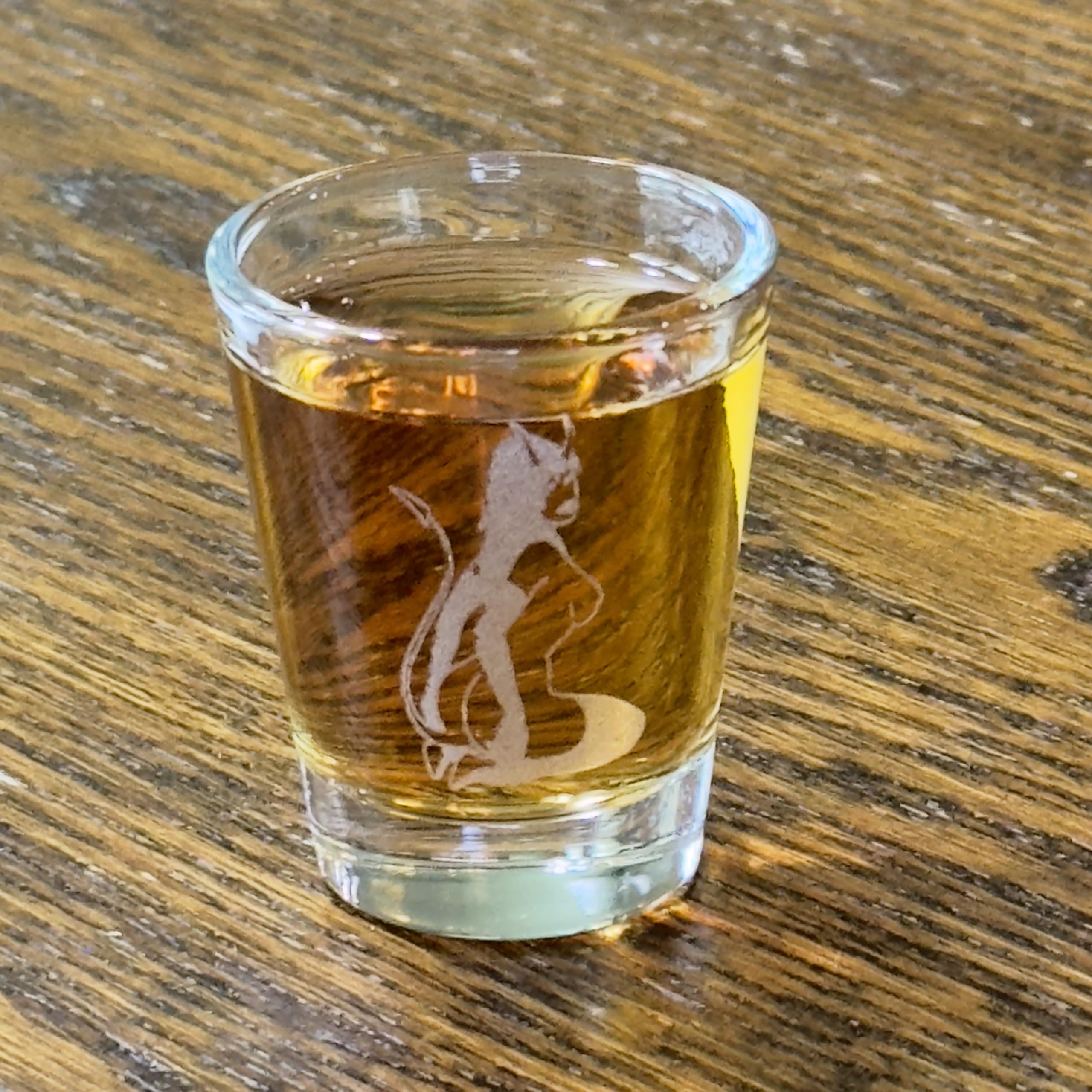 2oz Sexy Demon Succubus Shot Glass - Gothic Party Cups for Halloween, Cosplay & Themed Events - Perfect for Cocktails, Liquor & Bar Accessories
