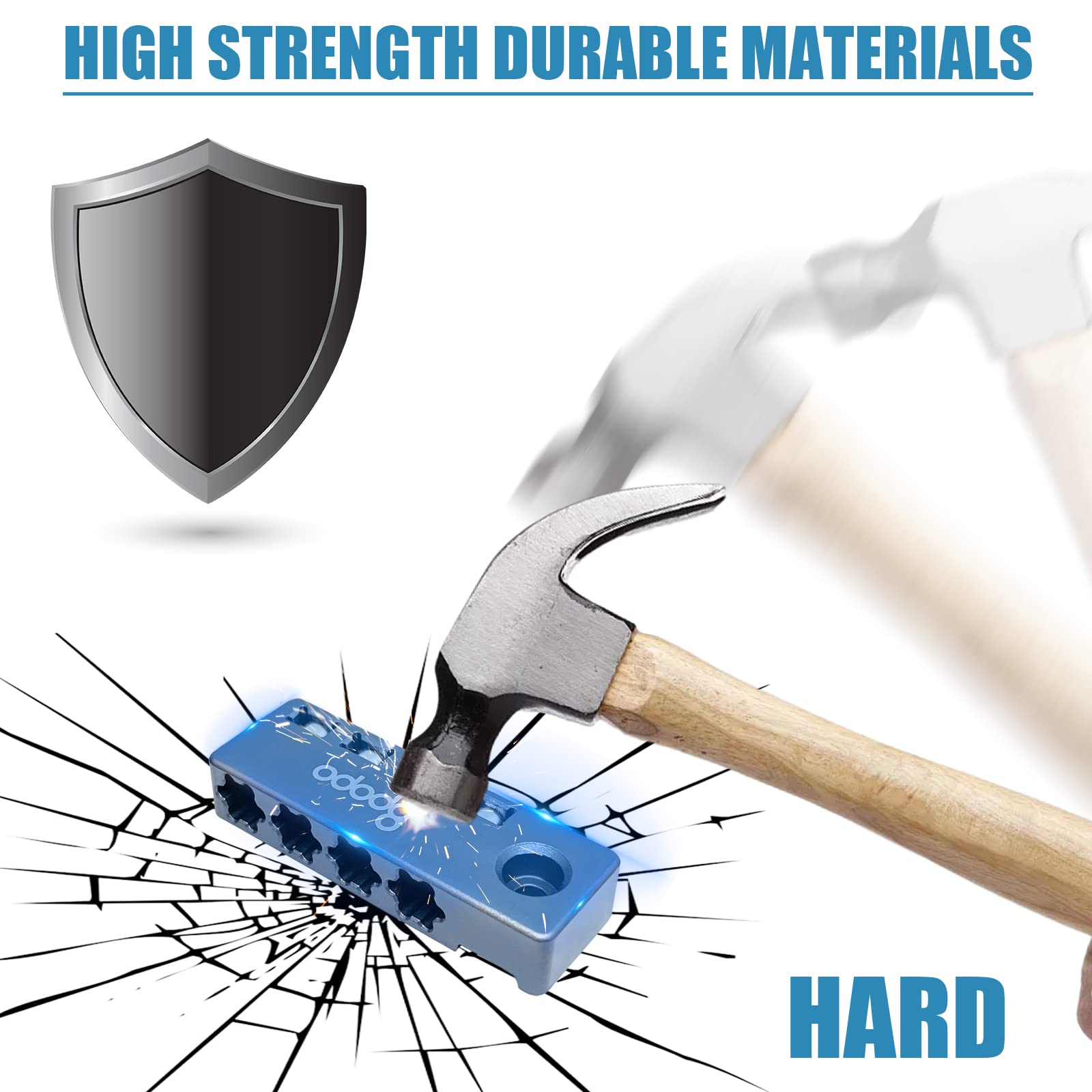 Magnetic Hex Bit Holder for Makita 18V LXT Cordless Impact Driver - 1/4-Inch Aluminum Quick-Change Bit Organizer - Right Side Mount Drill Bit Storage - Perfect for Construction, Woodworking & DIY Projects