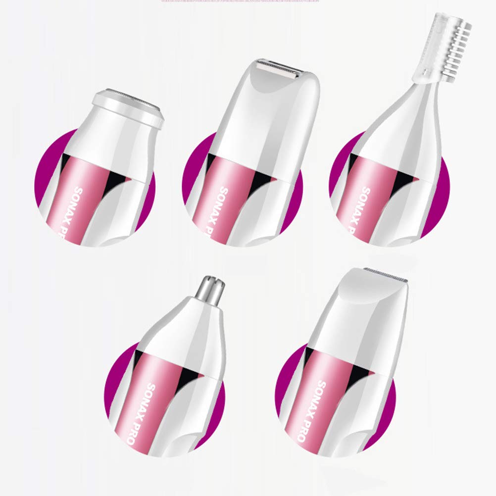 Electric Shaver for Women - Rechargeable Eyebrow & Facial Hair Remover, Multifunction Lady Shaver with Precision Trimmer for Smooth Skin - Perfect for Travel, Home & Salon Use