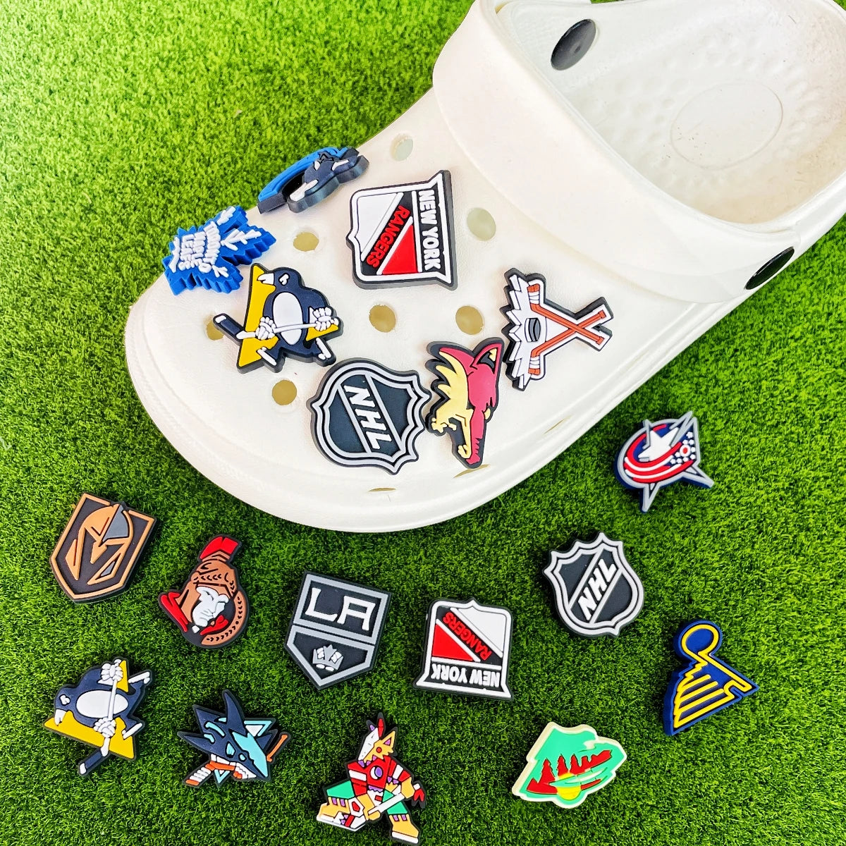 16Pcs Sports Shoe Charms for Crocs Clogs & Sandals - Cute Shoe Decorations for Men, Women & Kids - Perfect for Parties, Gifts & DIY Customization (Great for Birthdays, Weddings & Casual Wear)