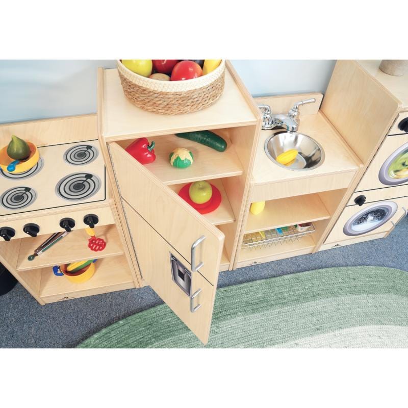 Whitney Brothers Toddler Kitchen Playset - Wooden Pretend Play Cooking Toy for Kids Ages 2-5 | Perfect for Preschool Learning & Imaginative Play at Home or Daycare