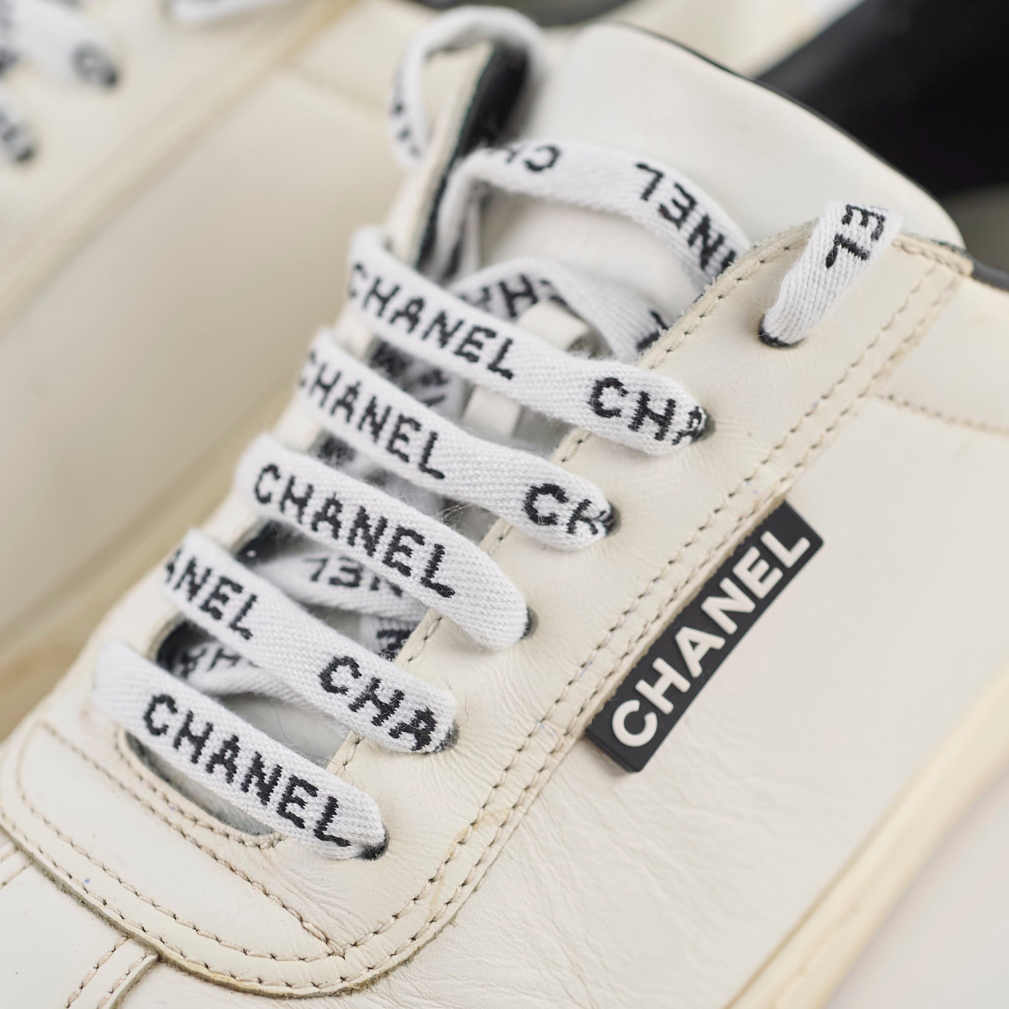 Chanel White Sneakers for Women Size 37 - Fashionable Luxury Shoes for Casual Wear & Street Style