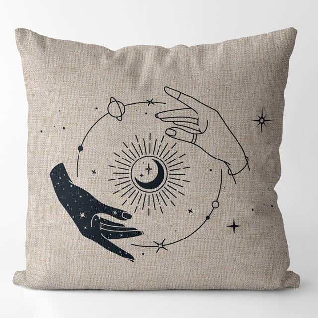 Premium Magic Hands Cushion Covers - Soft Decorative Pillow Cases for Sofa, Bed & Home Decor - Perfect for Living Room, Bedroom & Office Decorations