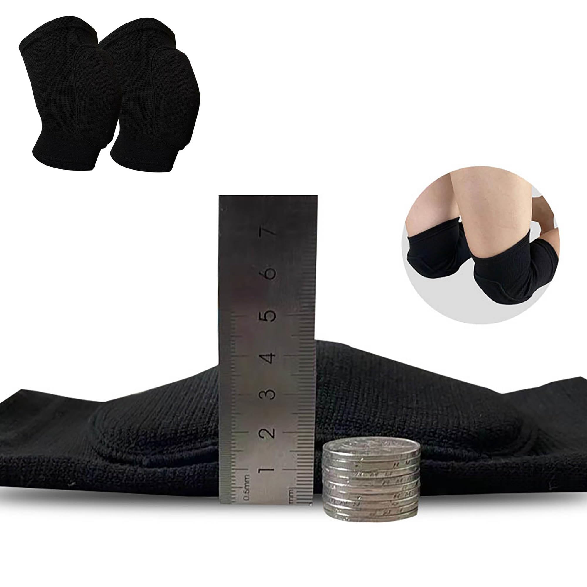 YYaaloa Women's Knee Pads - Soft Elastic Knee Support for Dance, Wrestling, Volleyball, Football, Yoga, Basketball & Skating - Breathable & Flexible Knee Protectors (Black, Medium) - Perfect for Sports, Gym Workouts & Outdoor Activities