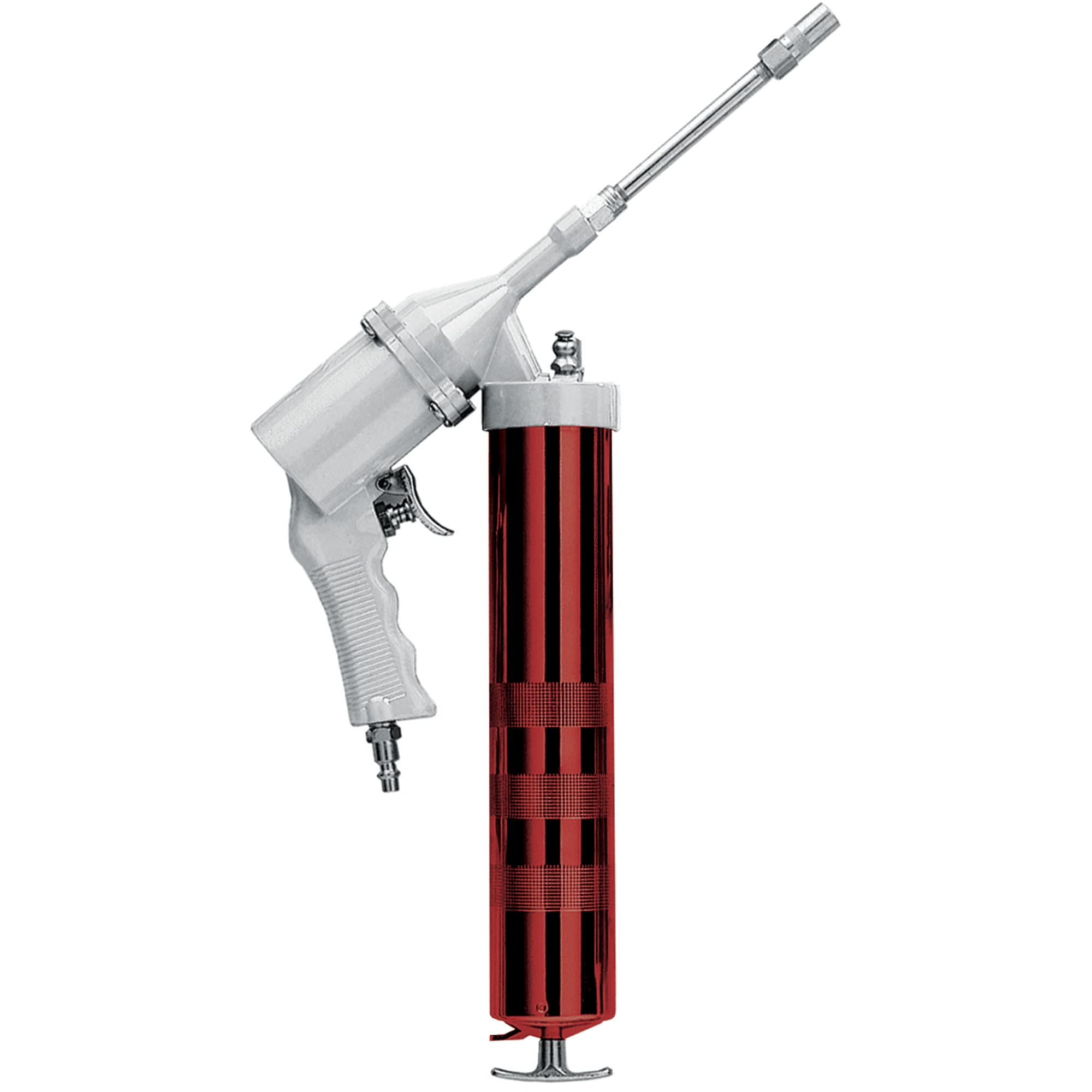 Heavy Duty Pneumatic Grease Gun - 14oz Capacity, 10,000 PSI High Pressure, with 18