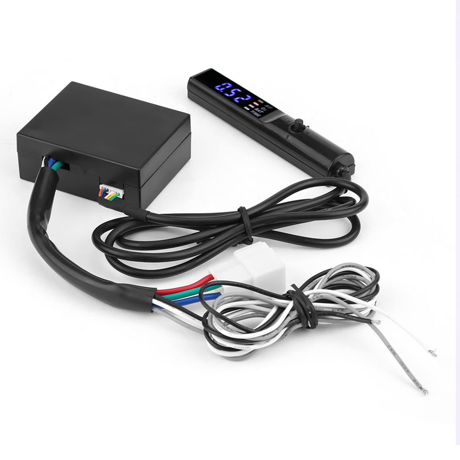 12V Universal Timer Device - Accurate Plastic Timer with Blue LED Light & Black Shell for Vehicles, Cars, Trucks, RVs - Perfect for Auto Lighting Control & Power Management