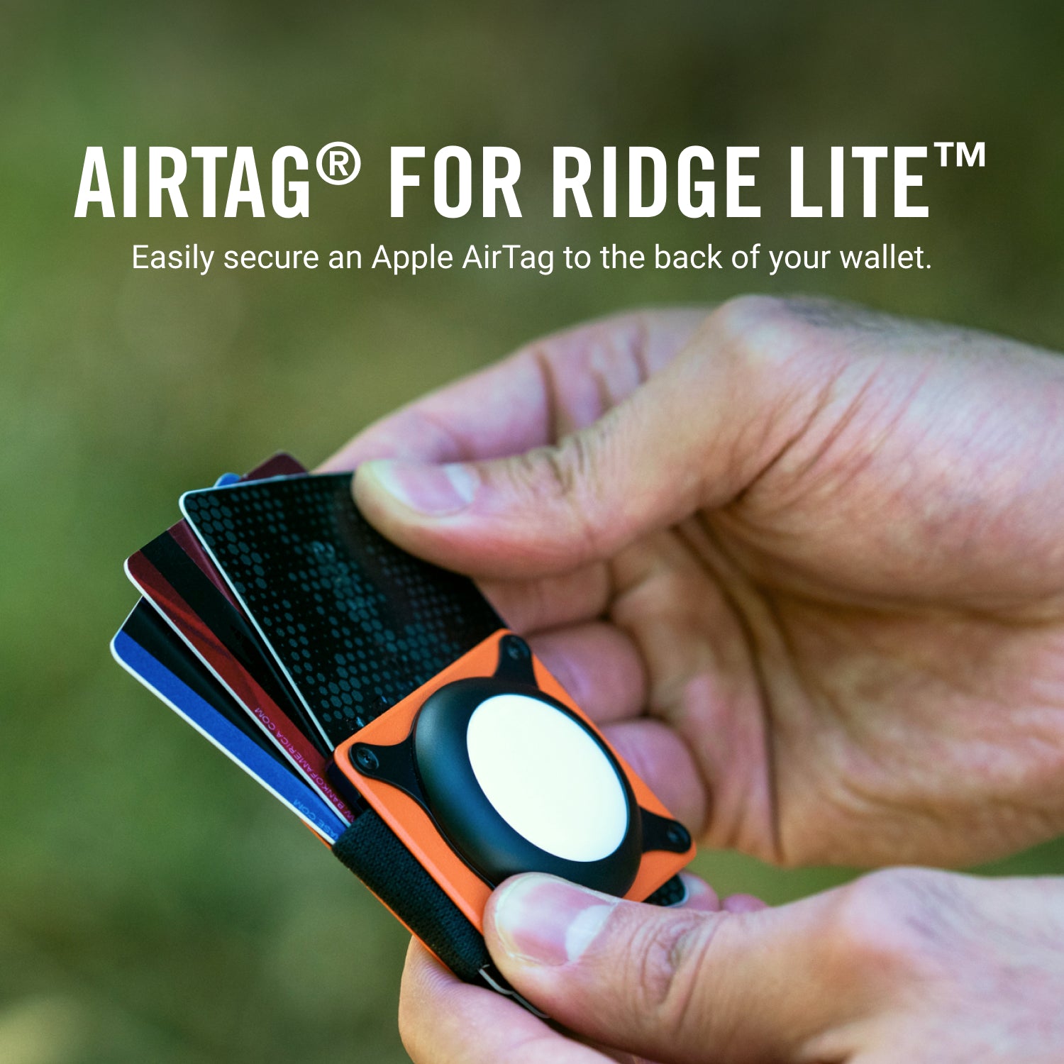 The Ridge Lite Slim Minimalist Wallet - Gunmetal Finish | RFID Blocking & Ultra-Thin Design | Perfect for Everyday Carry, Travel & Minimalist Lifestyle