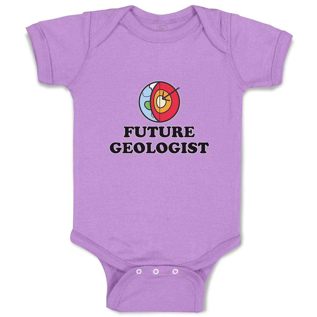 Custom Personalized Baby Bodysuit - Future Geologist Cotton Onesie for Boys & Girls - Perfect for Science-Themed Birthday Gifts & Geology Enthusiasts