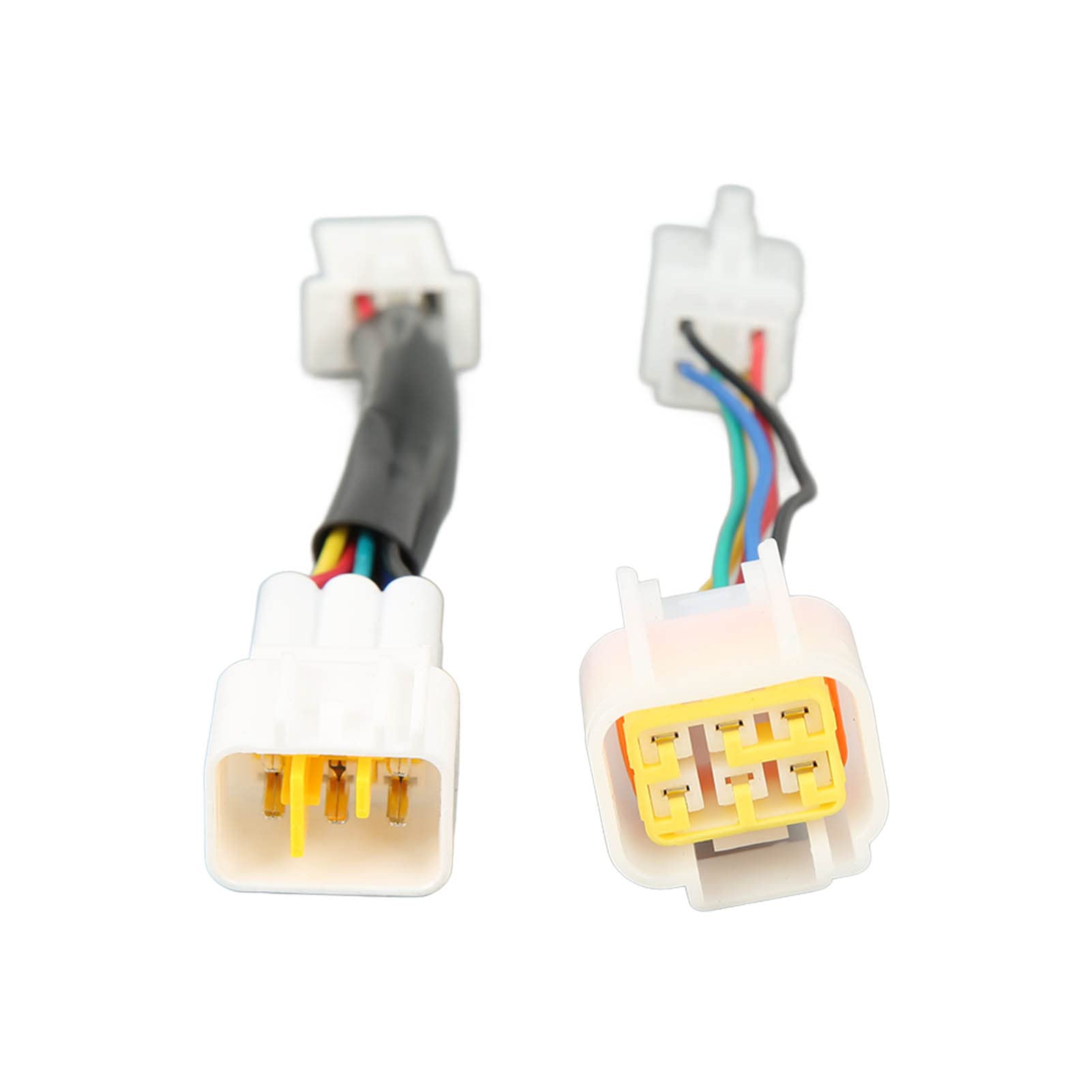 Qiilu Electric Motorcycle Hall Sensor Adapter 2PCS - IP67 Waterproof High Efficiency Controller Adapter for E-Bike & Scooter - Perfect for Off-Road Riding and Urban Commuting