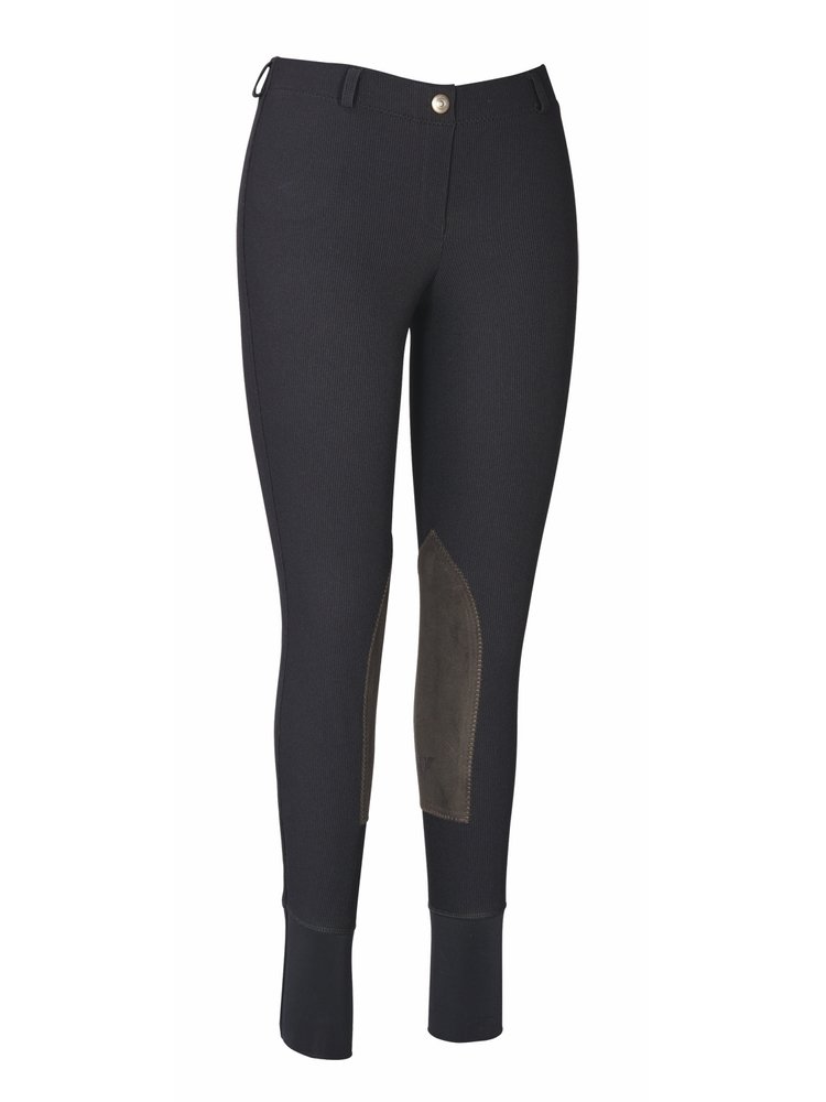 TuffRider Women's Low-Rise Pull-On Breeches for Equestrian Riding