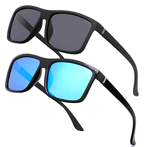 B02 Matte Black/Grey + Glossy Black/Blue Mirror