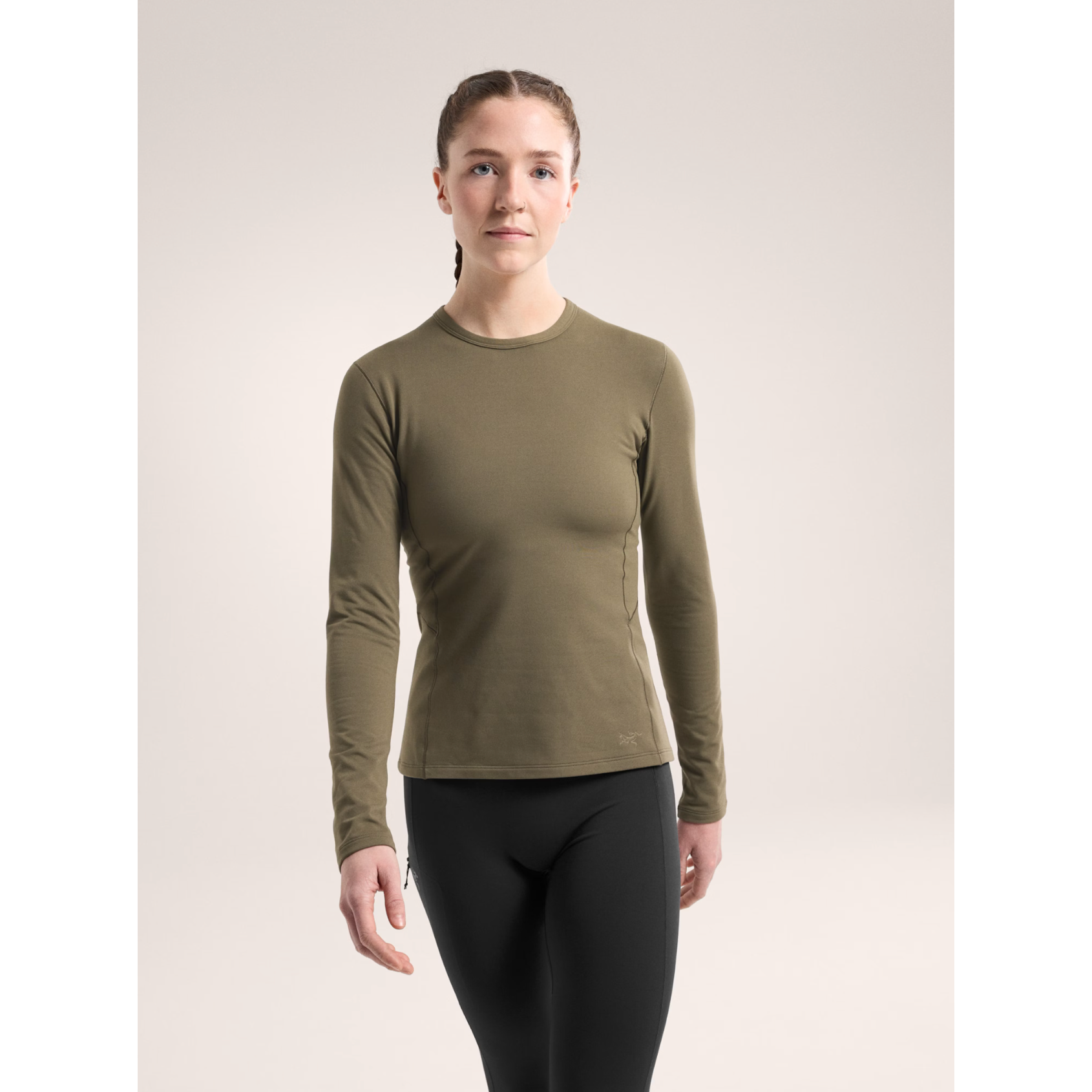 Arc'teryx Women's Rho Crew Neck Long Sleeve Baselayer - Warm Thermal Shirt for Hiking, Skiing & Outdoor Activities