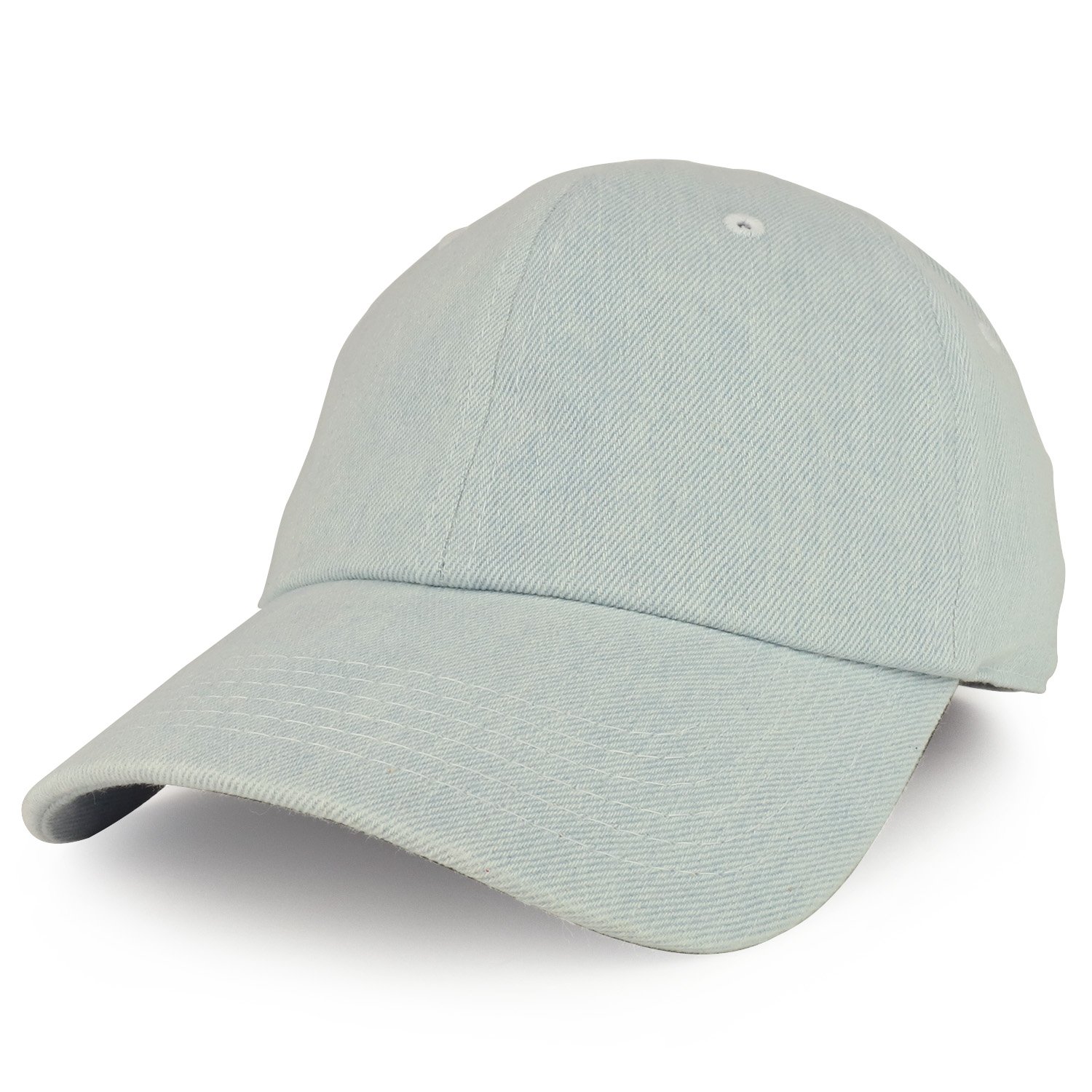 Trendy Plain Unstructured Dad Hat - Relaxed Fit Cotton Baseball Cap for Men & Women - Perfect for Casual Wear, Outdoor Activities and Sun Protection