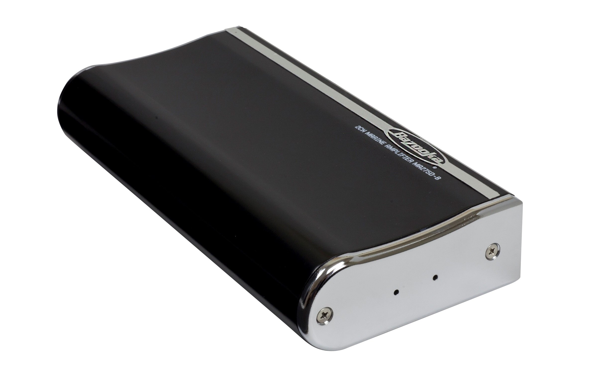 Bazooka MA275D-B 275W Class D Marine Amplifier - Waterproof Boat Audio System for Marine, RV & Off-Road Vehicles
