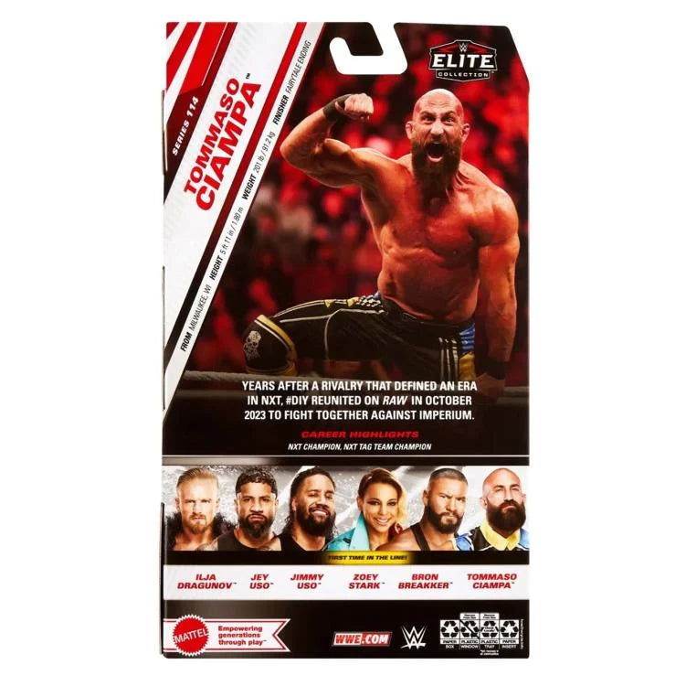 Tommaso Ciampa WWE Elite Collection Series 114 Wrestling Action Figure - Perfect for Collectors, WWE Fans & Display Shelves