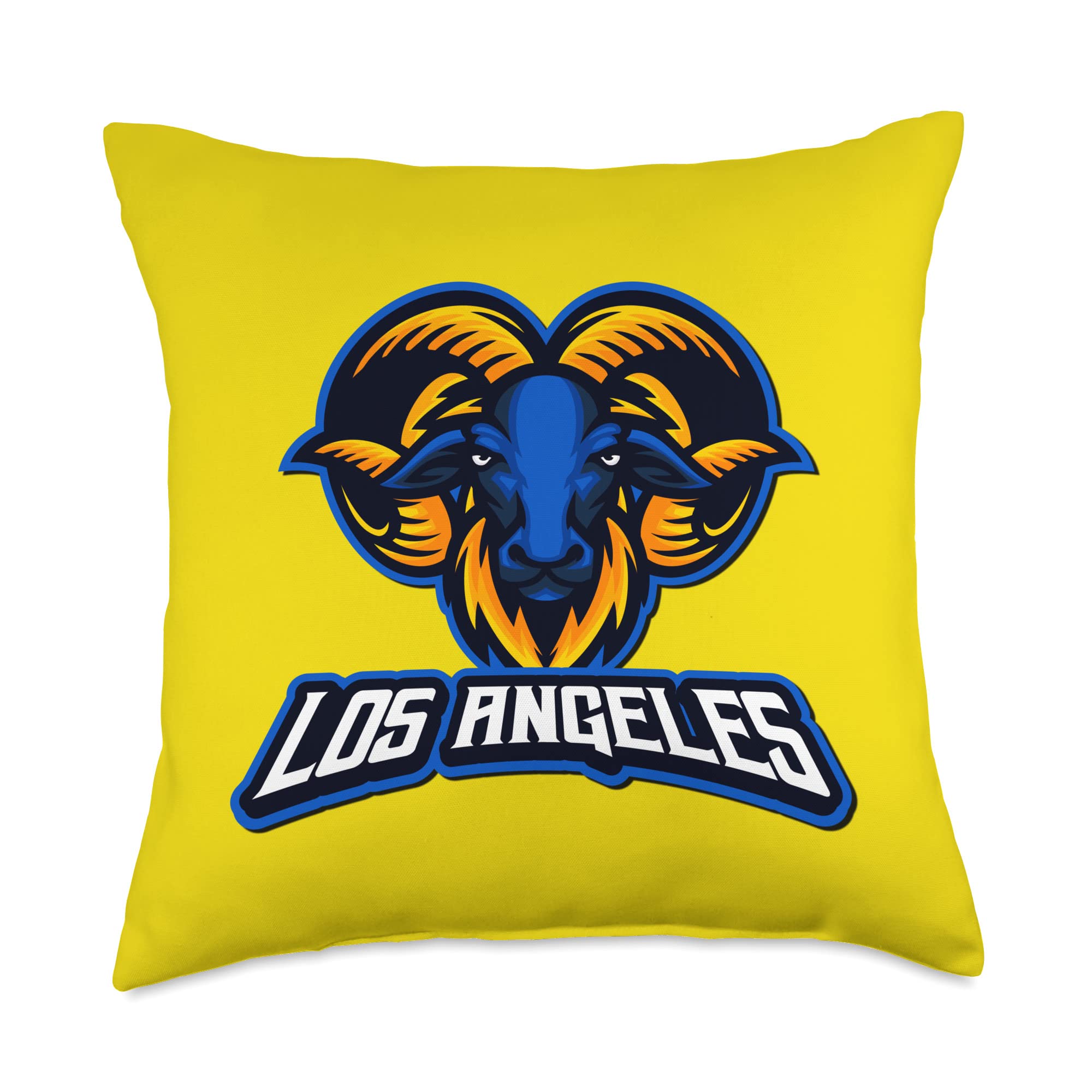 Ram Apparel 18x18 Multicolor Ram Mascot Throw Pillow - Perfect for Dorm Rooms, Game Day Decor, and Fan Gifts