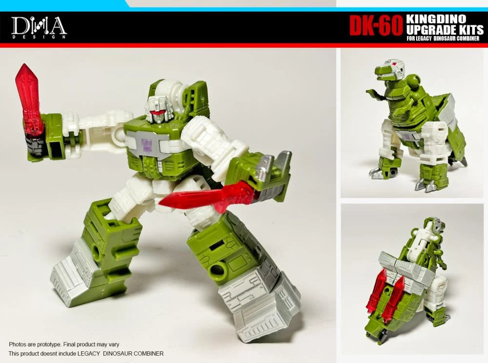 DNA Design DK 60 Upgrade Kit for Legacy Dinoking - Premium Replacement Parts for Transformers Collectors | Perfect for Display, Customization & Toy Restoration