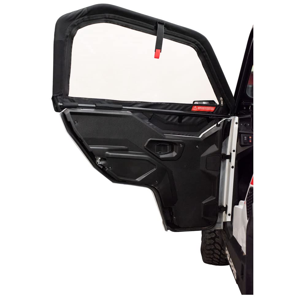 Premium TUSK Soft Upper Doors for Polaris GENERAL 1000 EPS (2022-2024) - Durable UTV Steel Frame with Clear Windows for Off-Road Protection & Adventure Riding
