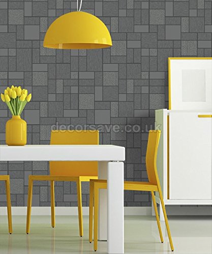 Holden Decor Glitter Tile Black 89240 - Premium Self-Adhesive Wall Tile for Home Decor, Kitchen Backsplash & Bathroom Accent Wall