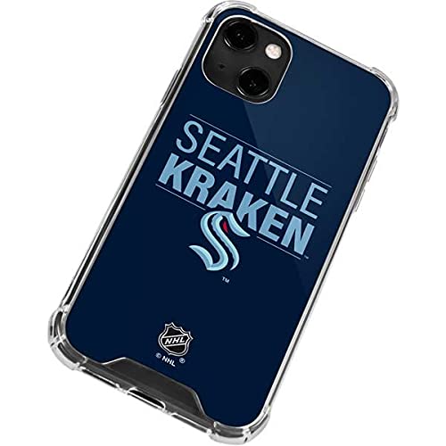Officially Licensed NHL Seattle Kraken Clear Phone Case for iPhone 13 - Slim Protective Cover with Team Logo Design - Perfect for Hockey Fans & Game Day Accessories