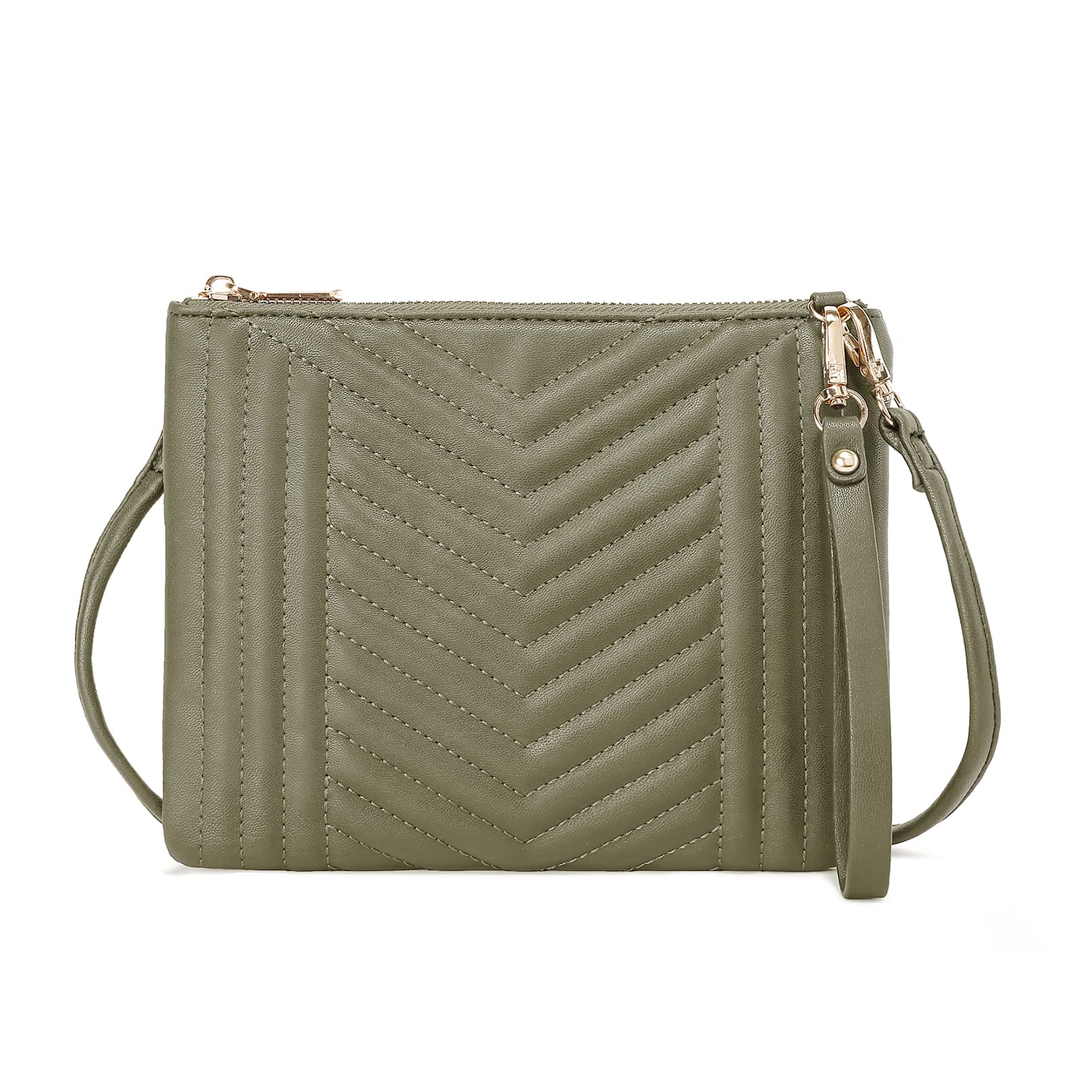 Stylish Vegan Leather Crossbody Bags for Women - Small Purse & Handbag with Wristlet Strap | Perfect for Everyday Use, Travel & Night Out