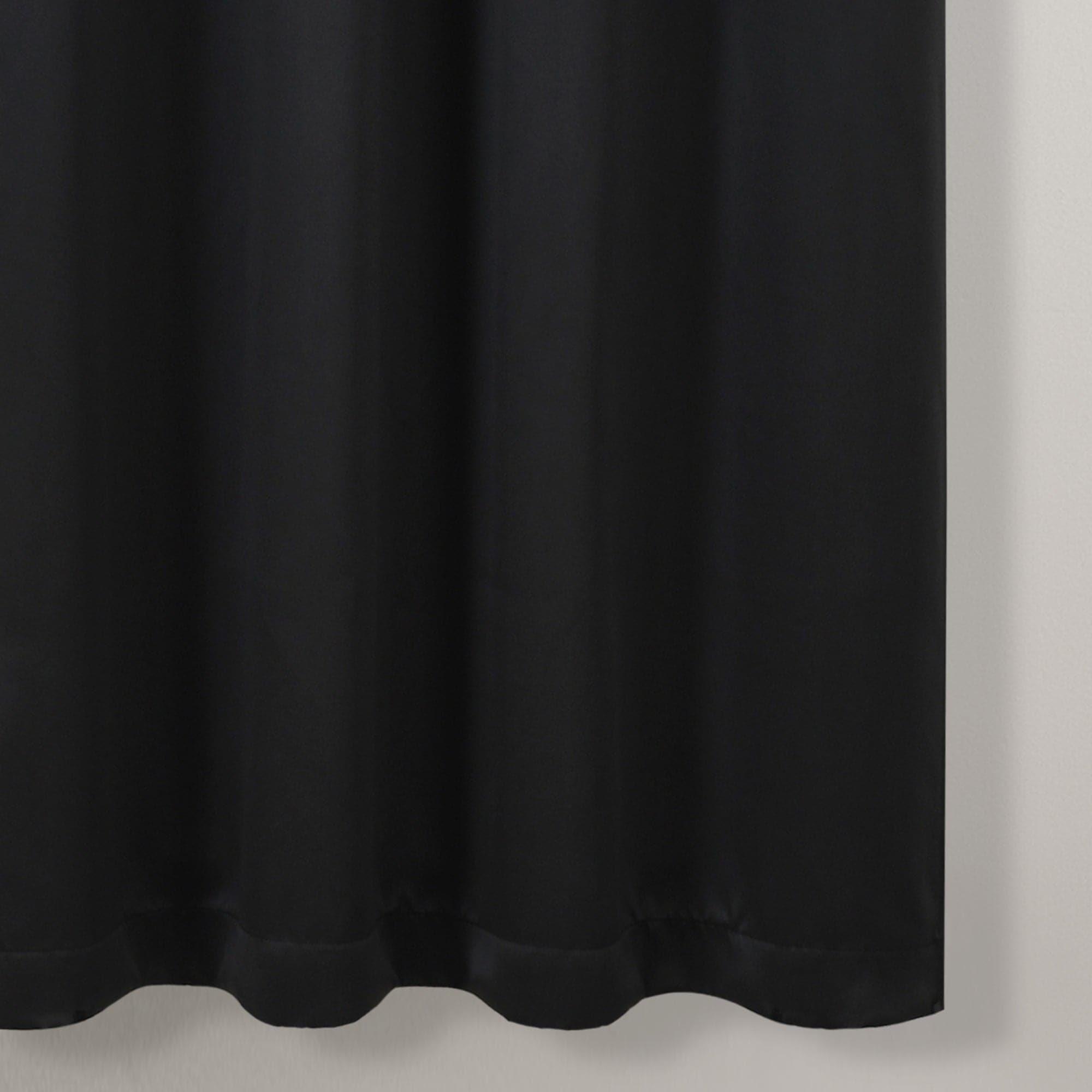 Thermal Insulated Blackout Curtains for Bedroom - Noise Reducing Grommet Window Panels Set, Energy Saving & Light Blocking for Home, Office, Nursery - 2 Panels (52x84 Inches, Black)