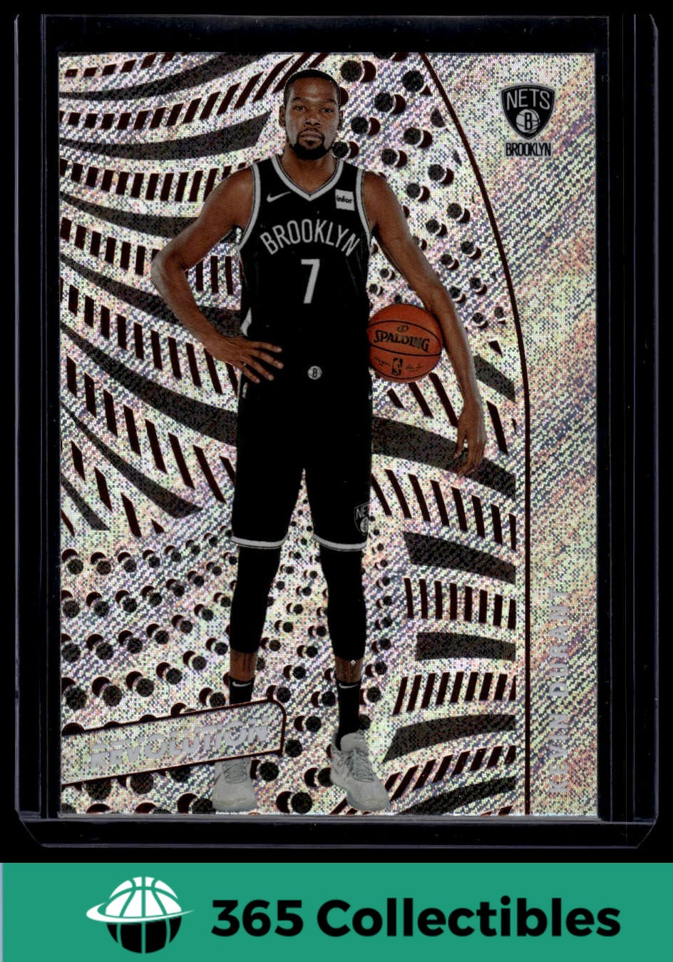 2020-21 Panini Revolution NBA Kevin Durant #3 Brooklyn Nets Basketball Trading Card - Perfect for Collectors, Fans, and Sports Memorabilia Enthusiasts