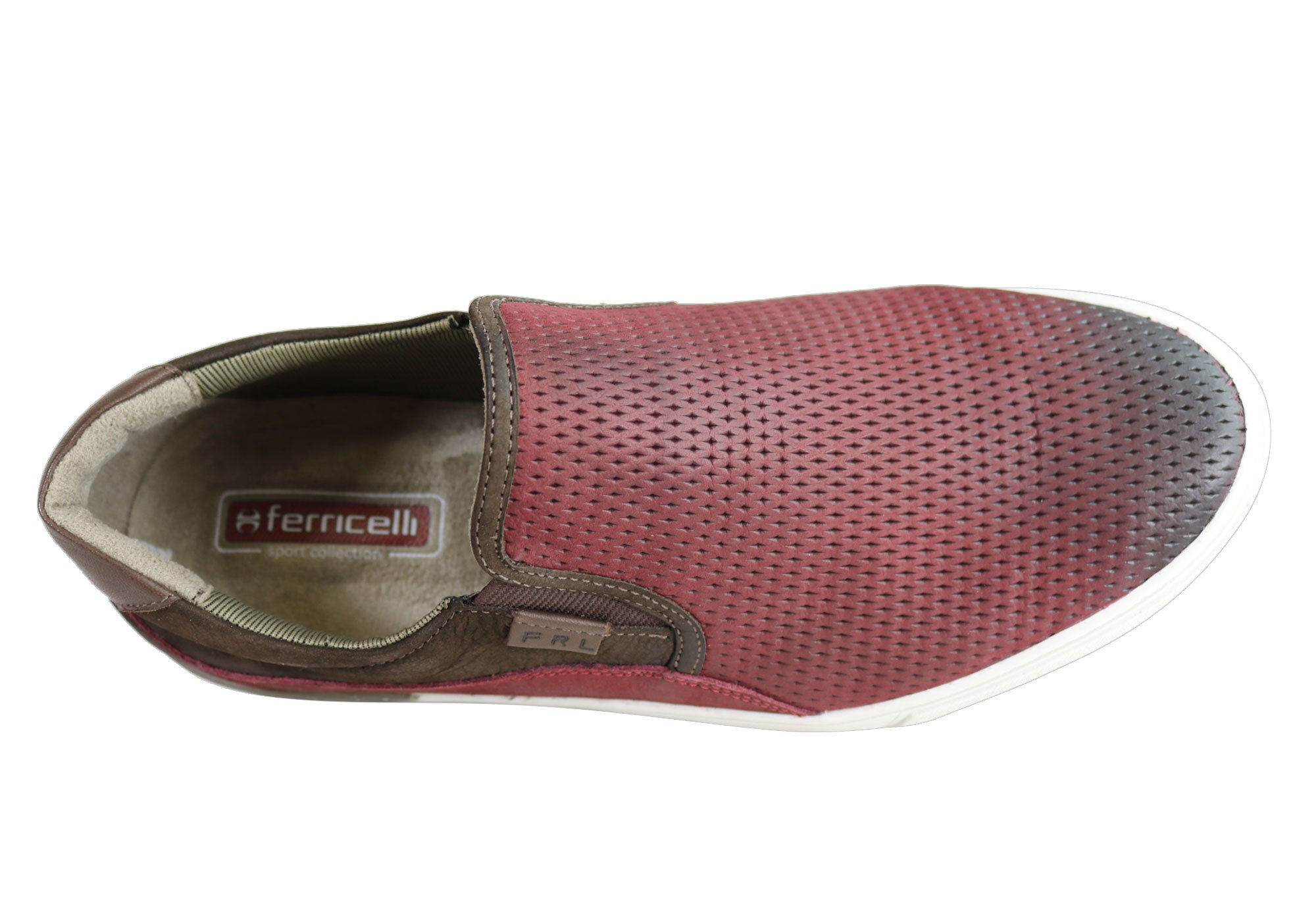 Ferricelli Kelvin Men's Leather Slip-On Casual Loafers - Handmade in Brazil - Perfect for Business Casual, Office & Weekend Wear
