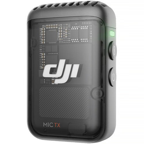 DJI MIC 2 Wireless Lavalier Microphone System - Compact Transmitter (1 TX) for Vlogging, Streaming & Content Creation - Shadow Black - Perfect for YouTube, Podcasting & Interviews