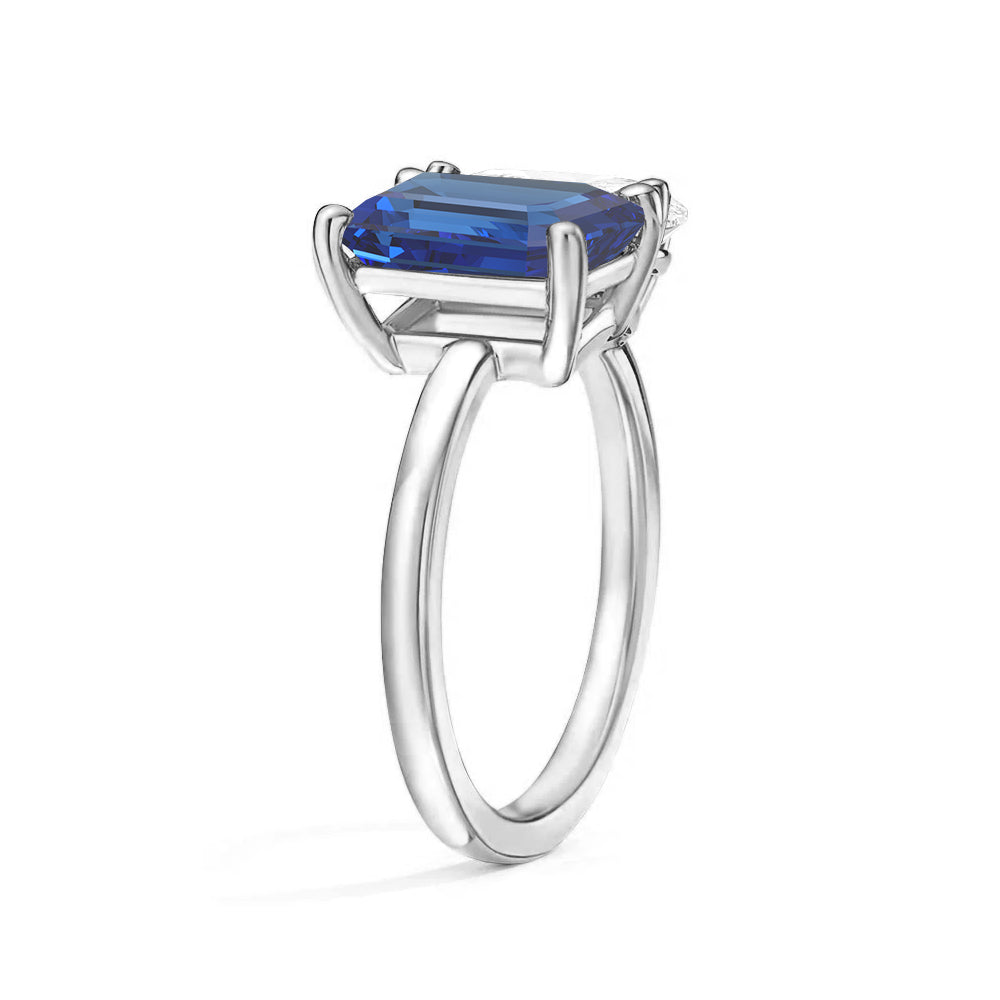 Toi et Moi Personalized Sapphire Birthstone Ring | Custom Anniversary Jewelry Gift for Her | Perfect for Weddings, Engagements & Romantic Occasions