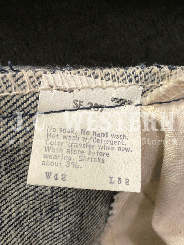 Levi's 20517 0217 Men's Vintage 517 Rigid Made in USA Jeans - Navy Blue 42x32 for Casual Wear & Everyday Style