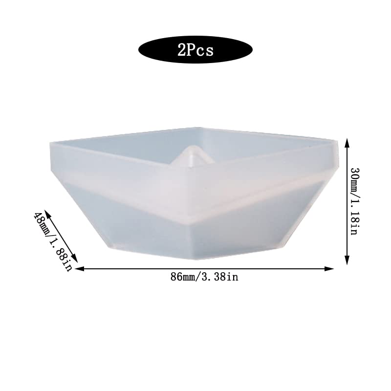 Cestony 2-Pack Paper Boat Shaped Silicone Molds for DIY Candles, Resin, Aromatherapy Soap, Car Fresheners & Gypsum Crafts - Perfect for Home Decor, Wedding Favors, and Gift Making