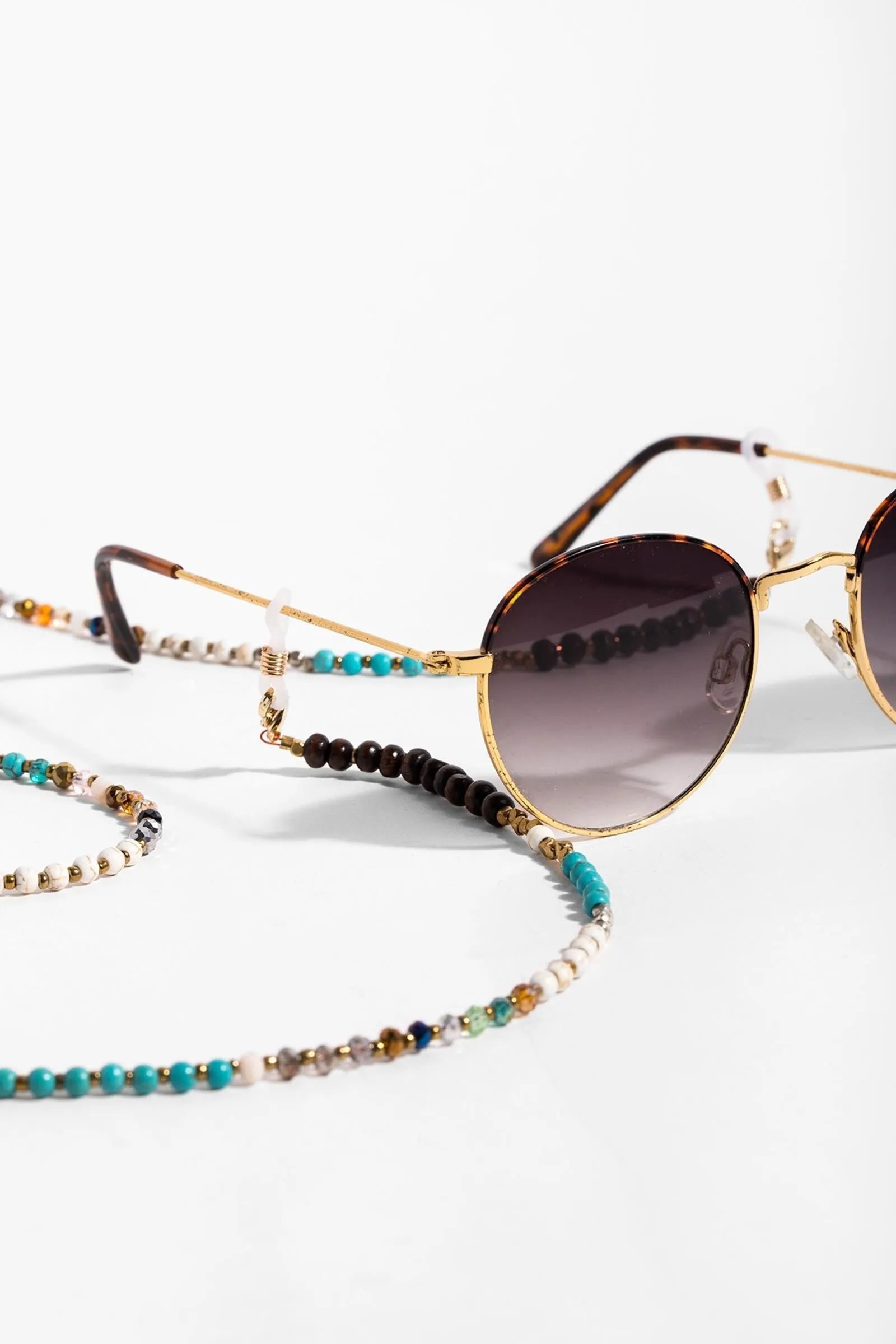 Handmade Beaded Convertible Mask Chain - Adjustable Lanyard for Glasses & Face Masks - Stylish & Comfortable for Everyday Wear, Travel & Work