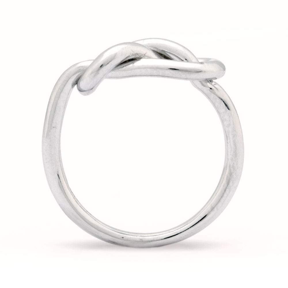 EVE'S ADDICTION Infinity Knot Rings for Women - Sterling Silver Infinity Knot Ring - Elegant Jewelry Gift for Mom, Wife, Sister - Perfect for Anniversaries, Birthdays & Special Occasions