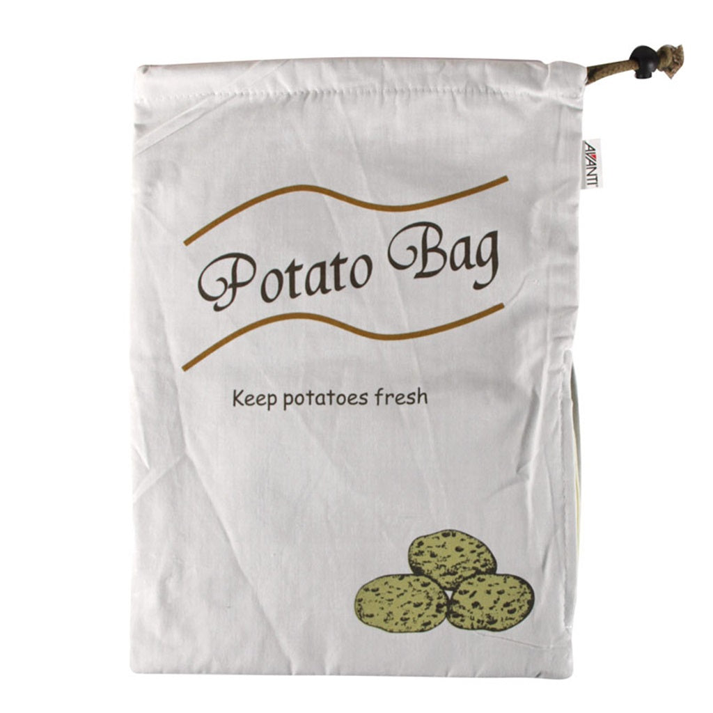 Avanti Breathable Potato Storage Bags - Reusable Mesh Produce Bags for Potatoes, Onions & Root Vegetables - Perfect for Kitchen Pantry Organization & Fresh Food Storage
