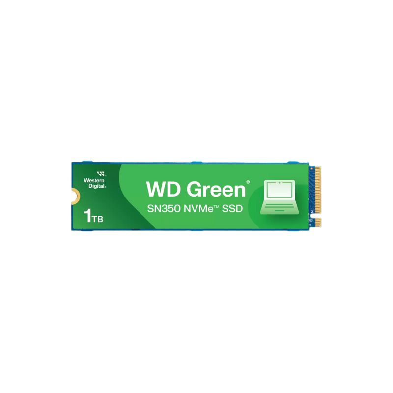 WD SN350 1TB NVMe Internal SSD - High-Speed Green M.2 SSD for Gaming, Laptops & PC Upgrades - Boost Performance for Work & Entertainment