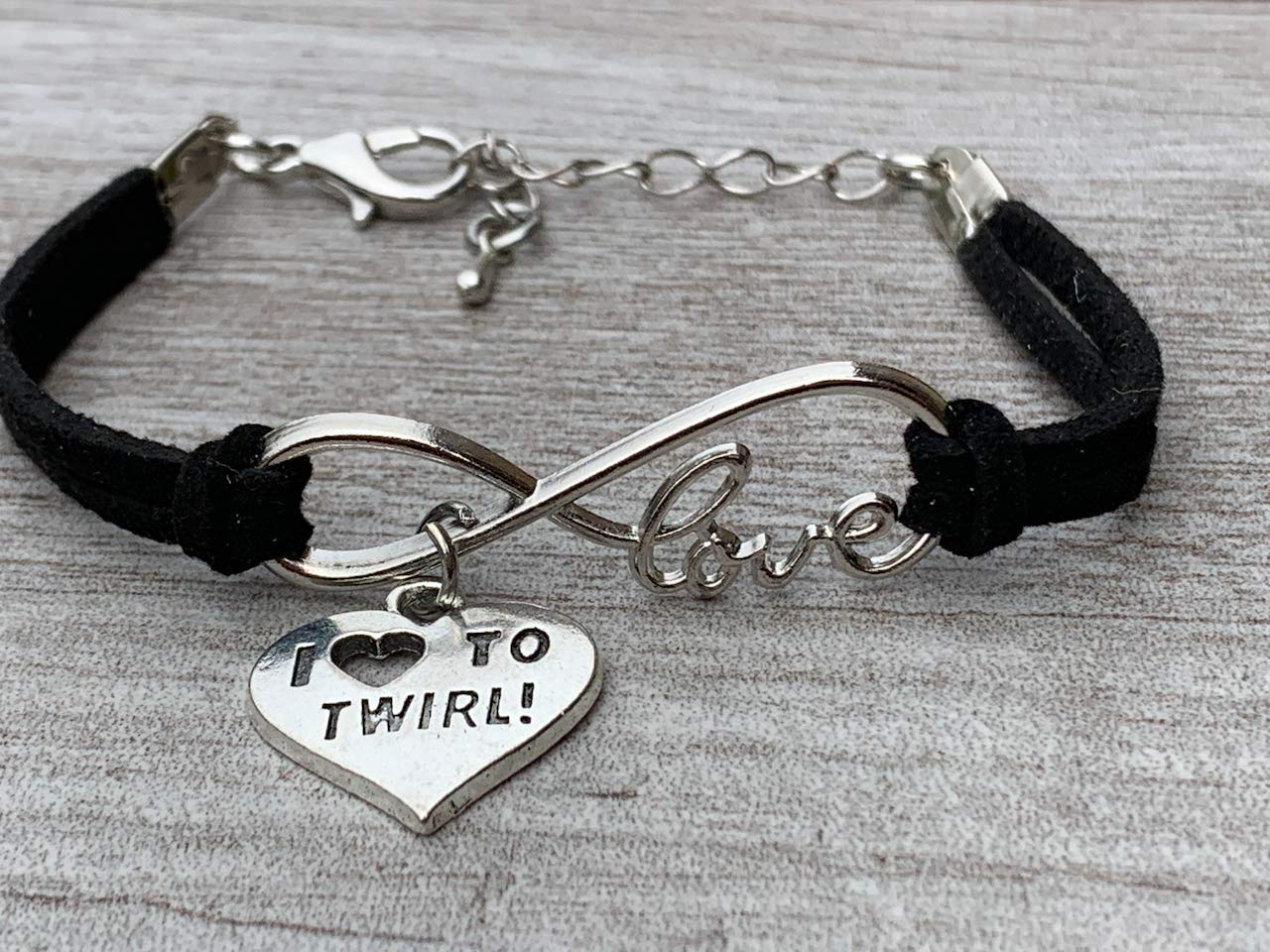 Sportybella Twirling Charm Bracelet - Elegant Majorette Jewelry for Baton Twirlers - Perfect Gift for Dance Performances & Competitions