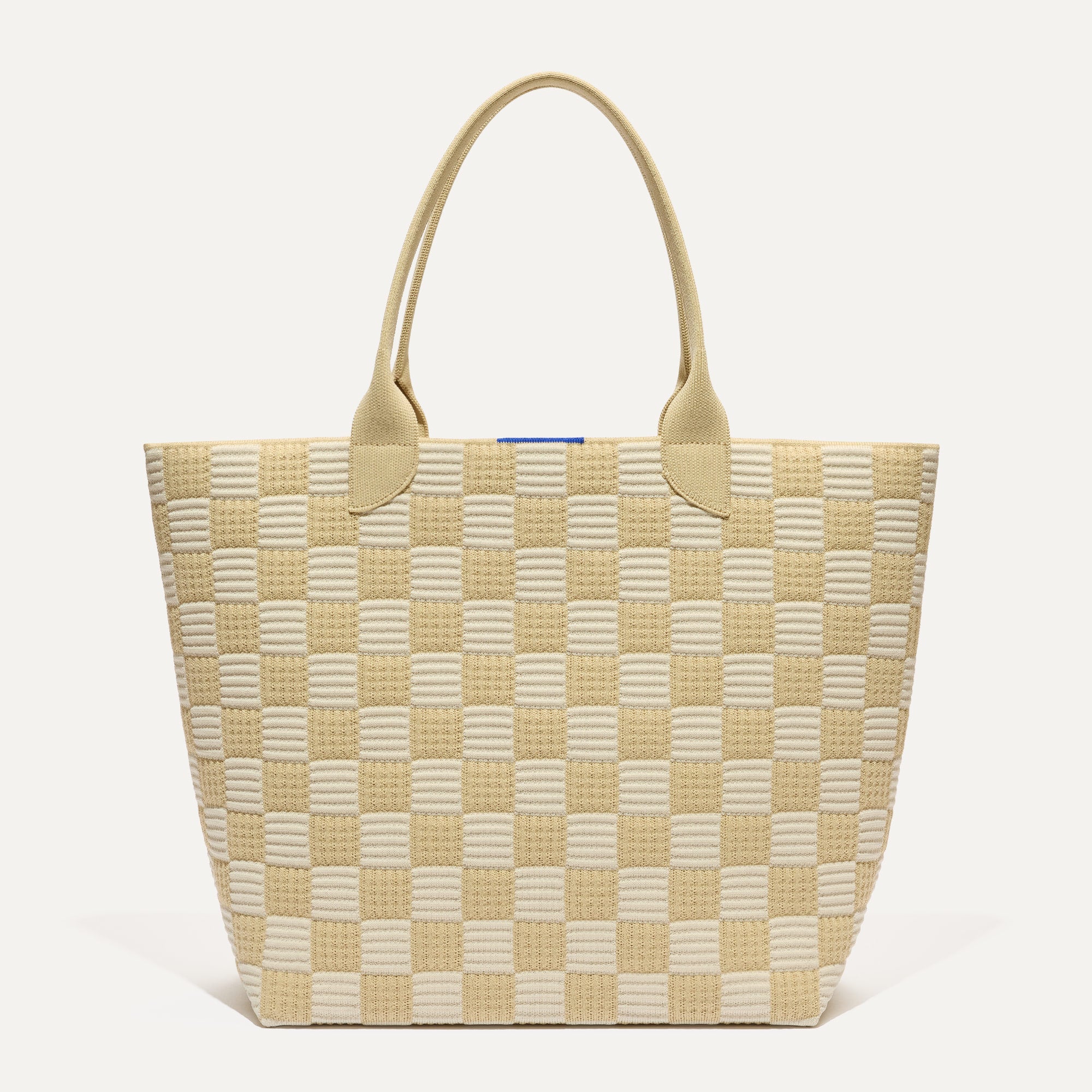 Lightweight Checkerboard Tote Bag for Women - Stylish & Durable Canvas Shopper - Perfect for Work, Travel, and Beach Day Essentials