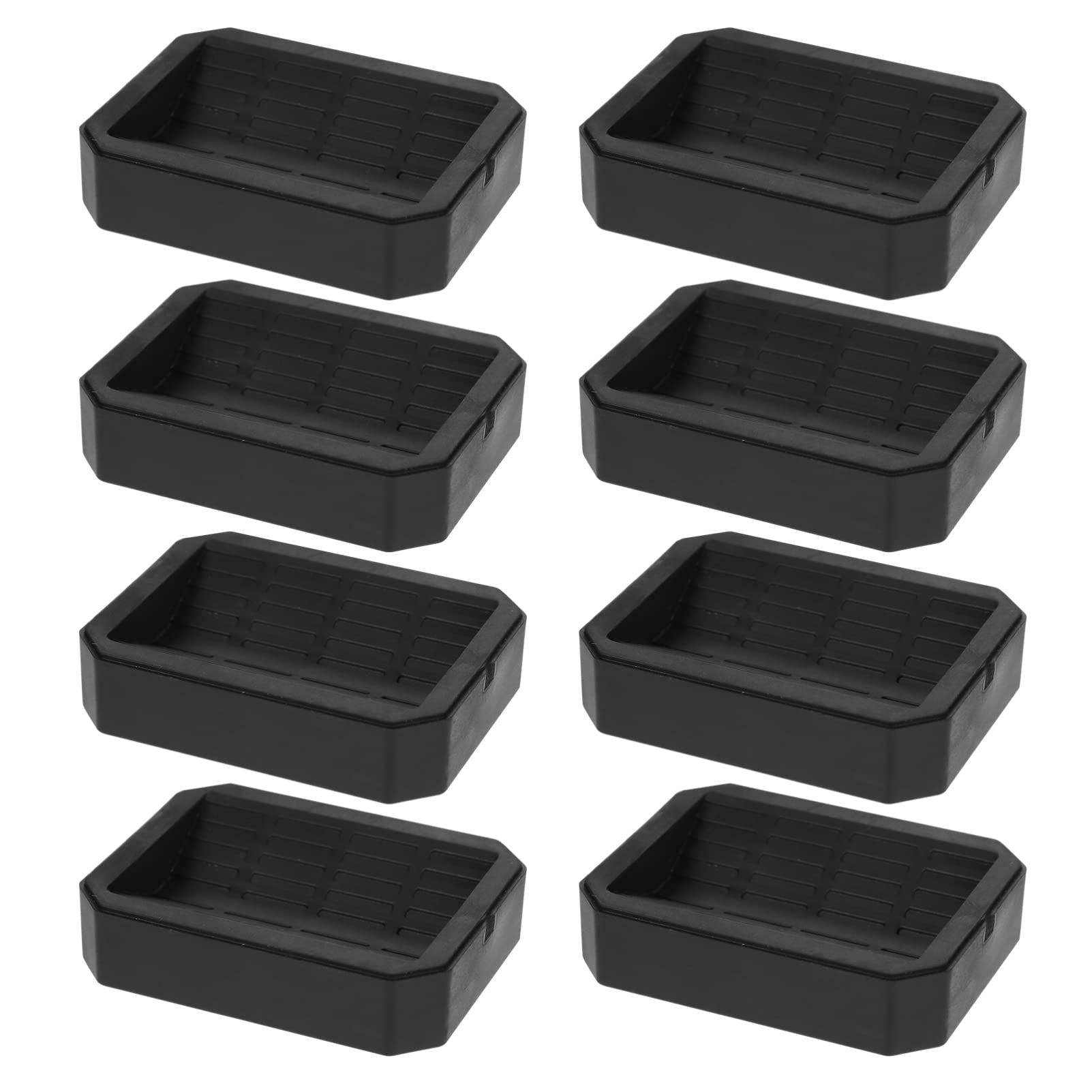 8-Piece Anti-Skid Silicone Wheel Pads for Furniture - Non-Slip Caster Cups & Bed Wheel Stoppers - Perfect for Chairs, Beds, Sofas & Office Furniture to Prevent Floor Scratches & Noise Reduction