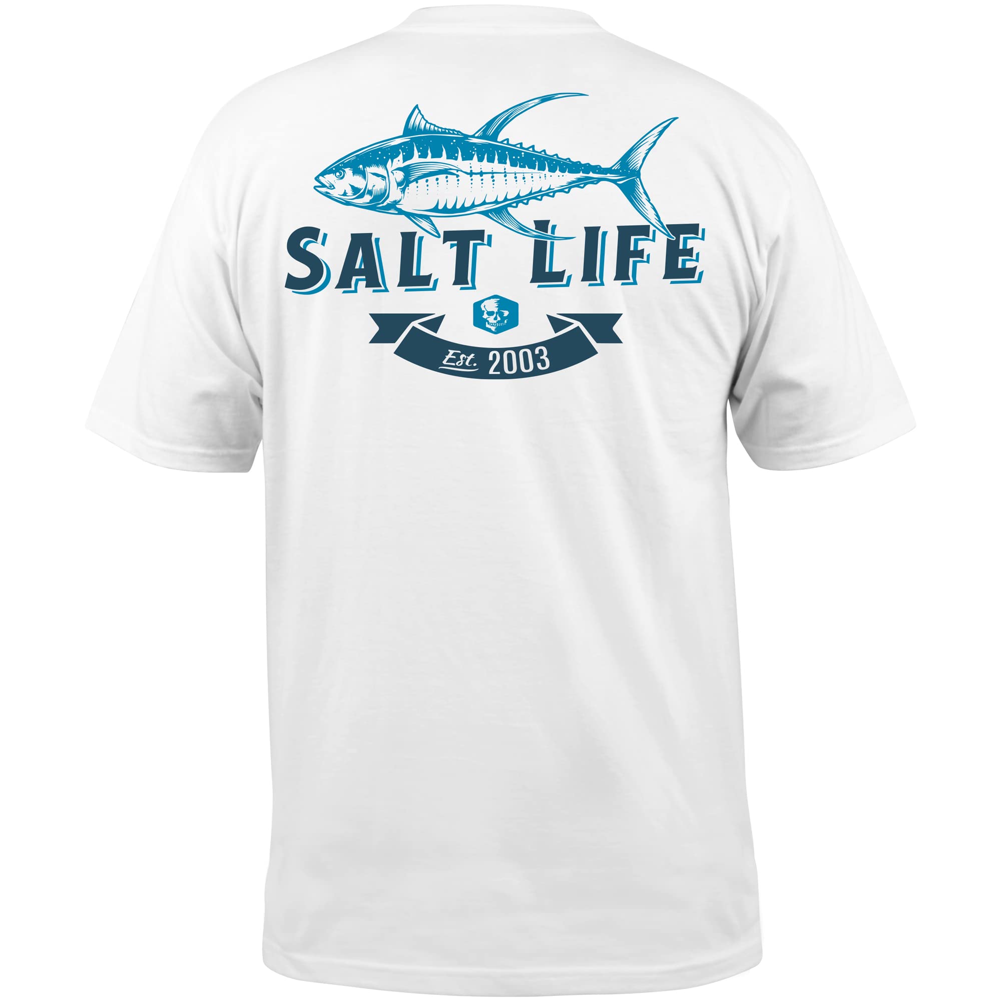 Salt Life Men's Speedy Tuna Graphic Short Sleeve Crew Neck T-Shirt | Comfortable Casual Wear for Fishing, Beach & Outdoor Activities