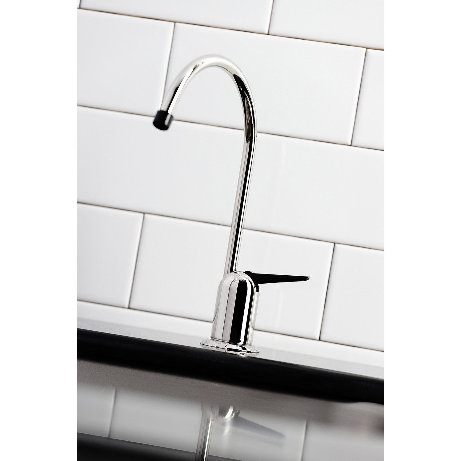 Americana K6196 Single Handle 1 Hole Deck Mount Water Filtration Faucet in Polished Nickel - Perfect for Kitchen Sink Water Filter Systems & Clean Drinking Water
